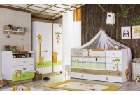 Chambre bébé design ZOO coloris blanc