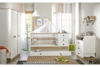 Chambre pour bébé design blanc