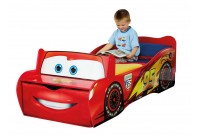 Lit voiture avec rangement design ''Cars rouge'' pour enfant