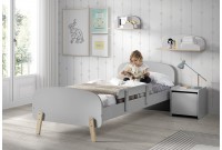 Chambre à coucher pour enfant coloris gris