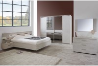 Chambre à coucher moderne complète de couleur chêne clair