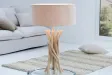 Lampe à poser design naturel en bois flotté