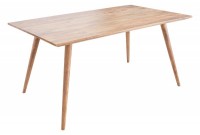 Table à manger design scandinave de 160cm coloris naturel en bois massif