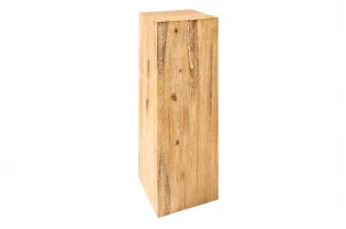 Colonne design naturel de 75 cm en bois massif 2