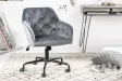 Chaise de bureau avec accoudoir gris