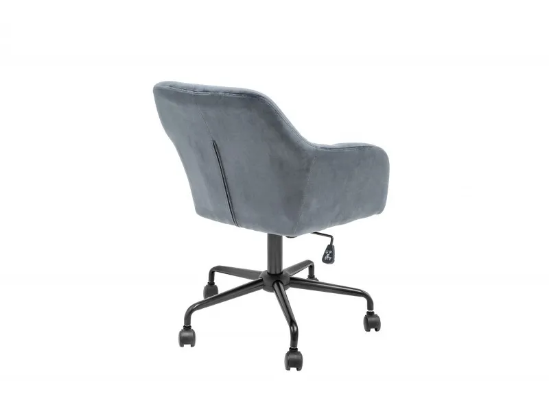 Chaise de bureau avec accoudoir gris