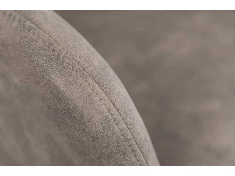 Chaise de bureau avec accoudoir taupe