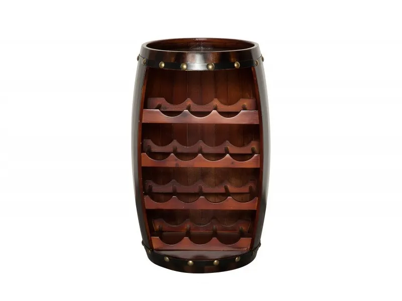 Casier à vin authentique 60 cm marron