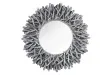 Miroir design naturel en bois flotté de couleur gris