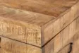 Banc coffre de 115cm en bois massif coloris naturel