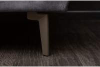 Canapé de 220cm coloris gris foncé
