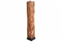 Lampadaire 175cm design en bois longane