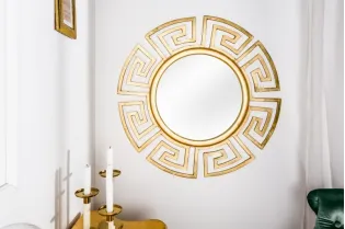 Miroir mural Euphoria teinté Or 85cm 2