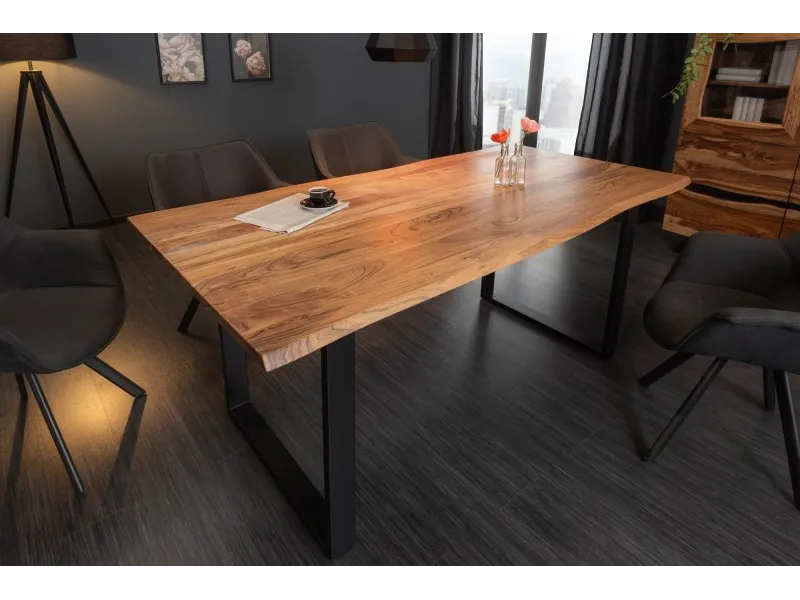 Table à manger Mammut 180cm acacia sauvage 26mm