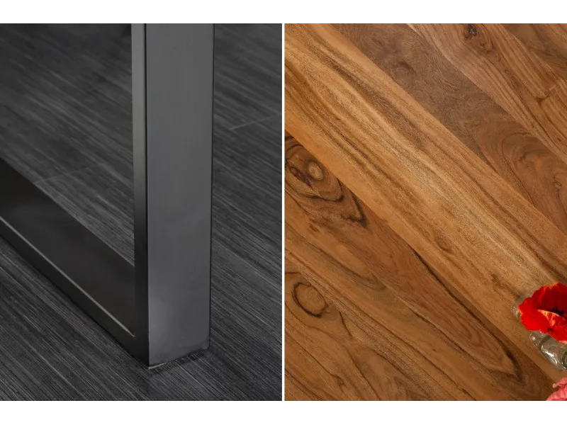 Table à manger Mammut 180cm acacia sauvage 26mm