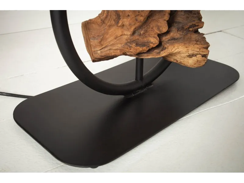 LUNINAIRE DEBOUT EN BOIS MASSIF 147cm COLORIS NOIR