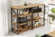 BIBLIOTHEQUE MODERNE STYLE INDUSTRIEL 110cm