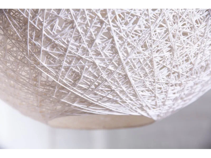 LAMPADAIRE ARC DESIGN COCOON COLORIS BLANC 205cm