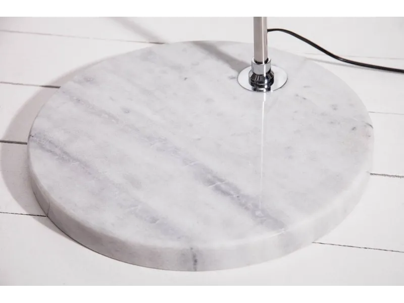 LAMPADAIRE ARC DESIGN COCOON COLORIS BLANC 205cm