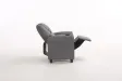 MINI FAUTEUIL RELAX RELEVABLE REVÊTU EN SIMILI CUIR coloris gris