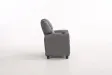 MINI FAUTEUIL RELAX RELEVABLE REVÊTU EN SIMILI CUIR coloris gris