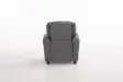 MINI FAUTEUIL RELAX RELEVABLE REVÊTU EN SIMILI CUIR coloris gris