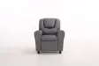 MINI FAUTEUIL RELAX RELEVABLE REVÊTU EN SIMILI CUIR coloris gris