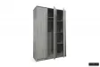 ARMOIRE 3 PORTES avec penderie coloris chêne gris