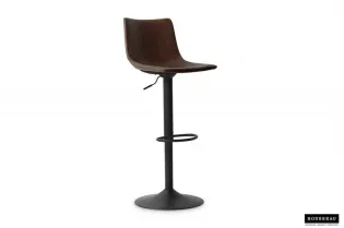 Tabouret de bar design coloris marron 2