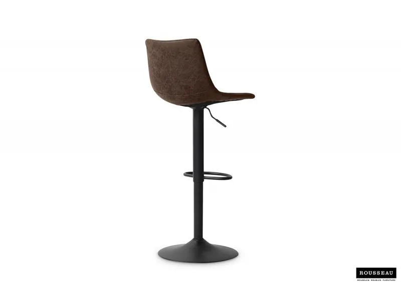 Tabouret de bar design coloris marron