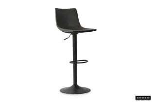 Tabouret de bar design coloris noir 2