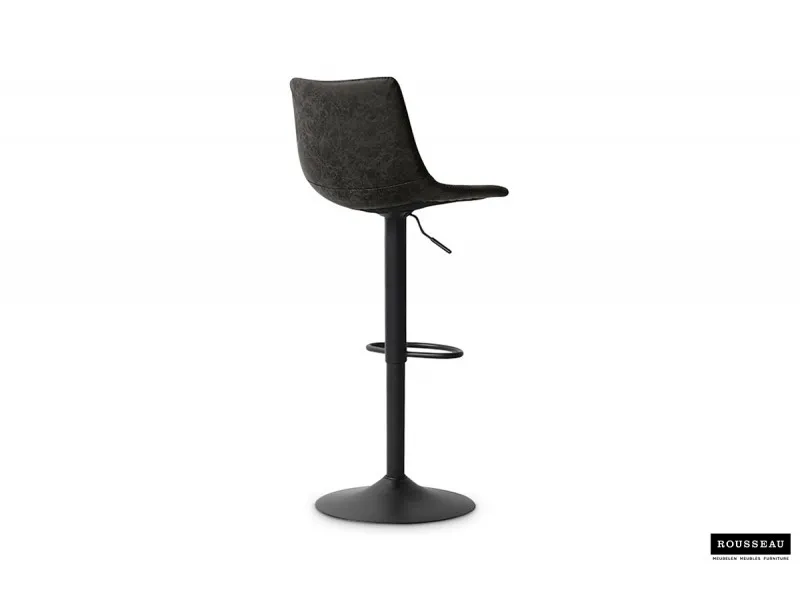 Tabouret de bar design coloris noir