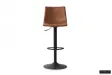 Tabouret de bar design coloris cognac