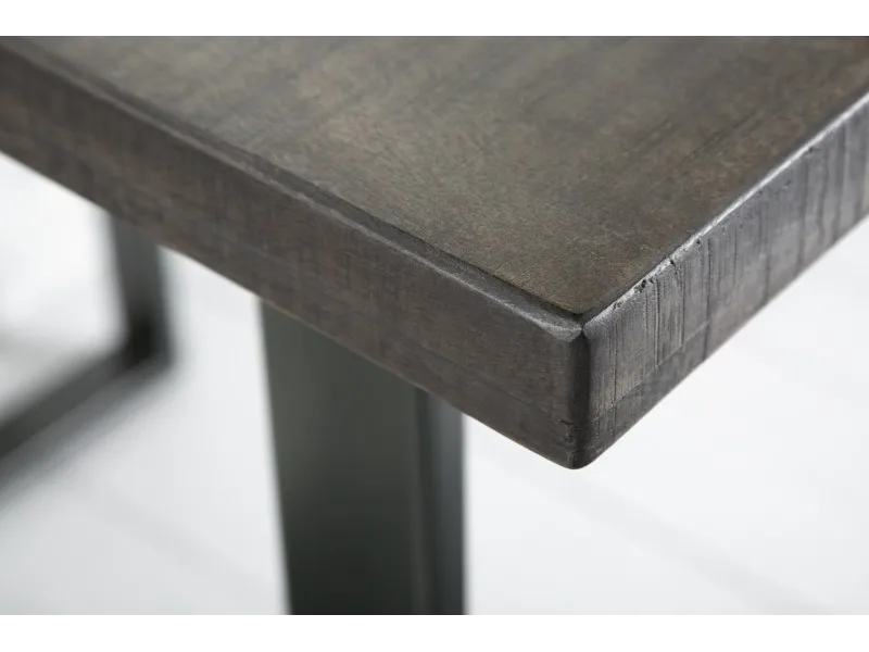 Table de bar design 120cm coloris chêne gris