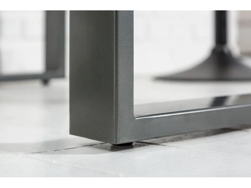 Table de bar design 120cm coloris chêne gris