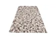 Tapis design gris de 200x120cm en laine tricoté