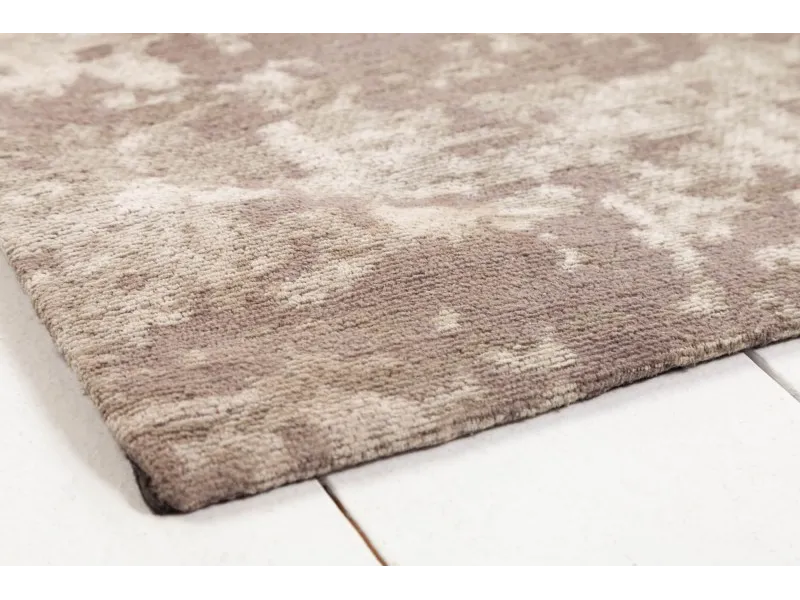 Tapis contemporain tricoté de 350x240cm coloris beige gris