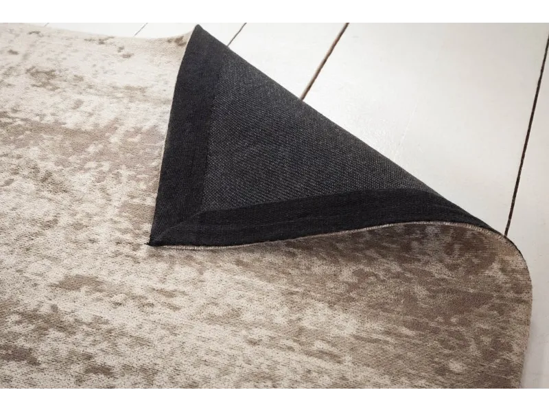 Tapis contemporain tricoté de 350x240cm coloris beige gris