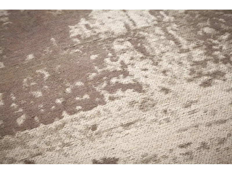 Tapis contemporain tricoté de 350x240cm coloris beige gris