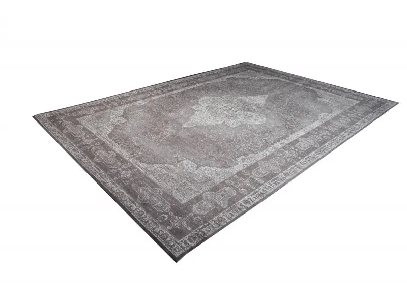 Tapis contemporain de 350x240cm coloris gris clair