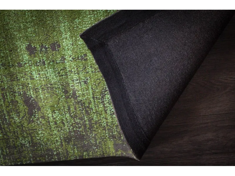 Tapis style rétro de couleur Vert de 240x160cm