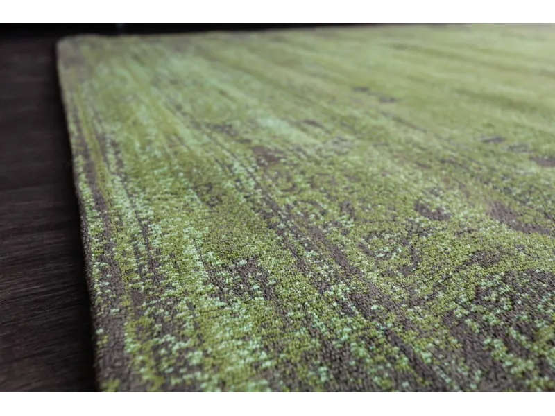 Tapis style rétro de couleur Vert de 240x160cm