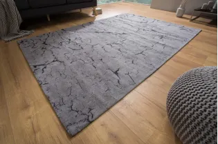 Tapis style rétro de couleur gris de 240x160cm 2