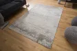 Tapis style rétro de couleur beige, gris de 240x160cm