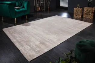 Tapis style rétro de couleur beige de 240x160cm