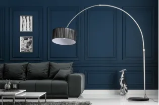 Lampadaire EXTENSO 230 cm Noir avec Base en Marbre 2