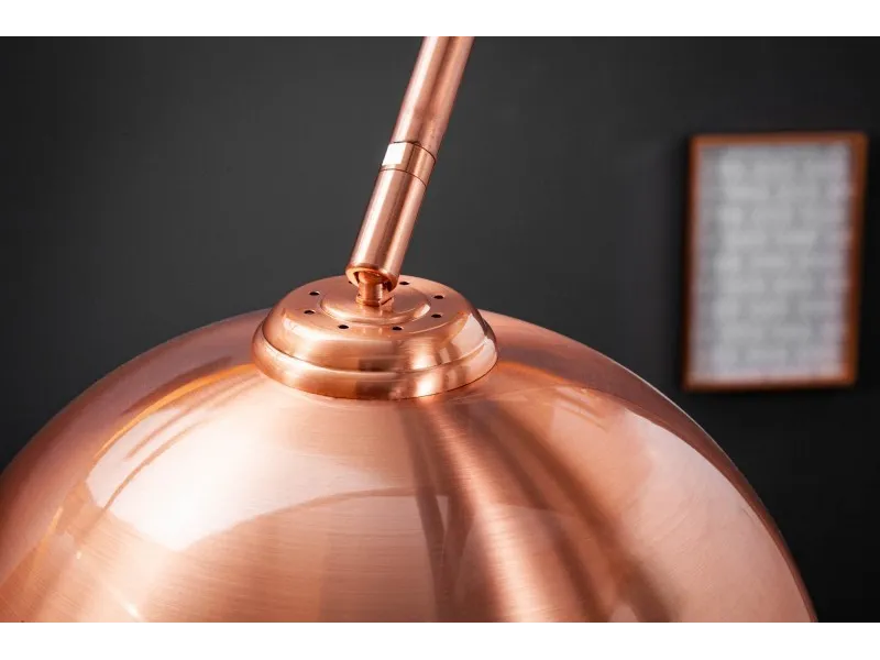 Lampadaire extensible de 170 à 210cm cuivré