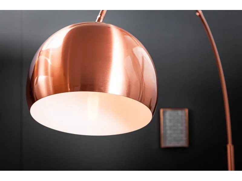 Lampadaire extensible de 170 à 210cm cuivré