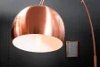 Lampadaire extensible de 170 à 210cm cuivré