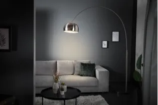 Lampadaire extensible de 170 à 210cm argenté